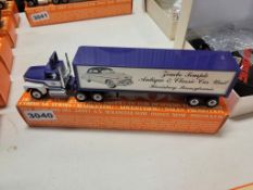 Winross Truck with Van Trailer