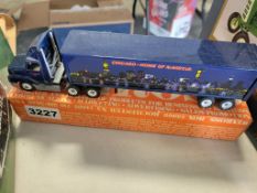 Winross Truck with Van Trailer