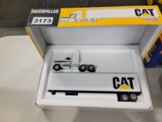 Model Truck with Van Trailer