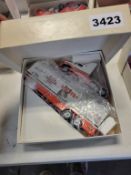 Winross Truck with Van Trailer