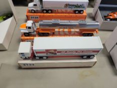 Winross Truck with Van Trailer