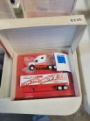 Winross Truck with Van Trailer