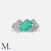 A Colombian Emerald and Diamond Ring
