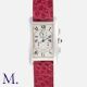 CARTIER, A Tank Americaine Chronograph Ref. 2312, in 18k white gold, the rectangular case - Image 2 of 2