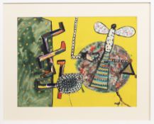 * ALAN DAVIE CBE RA HRSA RWA (SCOTTISH 1920 - 2014), FISHERMAN'S MYTH NO. 8