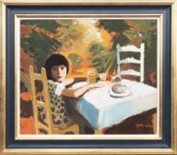 * DONALD MCINTYRE RCA (BRITISH 1923 - 2009), AT THE TABLE