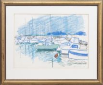* JOHN MCNAIRN (SCOTTISH 1910 - 2009), HARBOUR SCENE