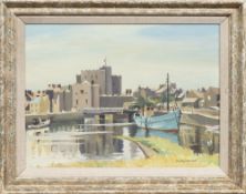 * DOROTHY NICHOLSON (MANX 20TH CENTURY), CASTLETON HARBOUR, ISLE OF MAN