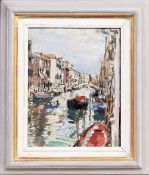 * JOHN LINFIELD ARWS (BRITISH 1930 - 2008), RIO DELLA SENSA, VENICE