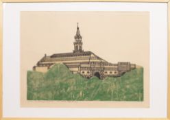 * WILLIE RODGER RSA RGI (SCOTTISH 1930 - 2018), GLASGOW FISH MARKET FROM THE SOUTH