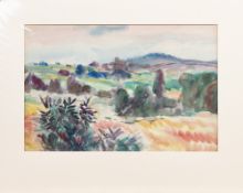 * DONALD MOODIE RSA (SCOTTISH 1892 - 1963), TWO LANDSCAPES