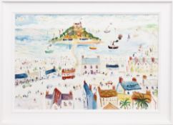 * SIMEON STAFFORD (BRITISH b. 1956), THE MOUNT FROM MARAZION