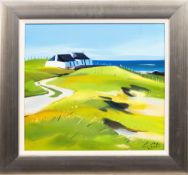 * PAM CARTER DA PAI (SCOTTISH 1952 - 2022), COTTAGE ON THE GREEN, TIREE