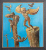 JOHN JOHNSTONE SSA (SCOTTISH b. 1941), FLYING FIGURES