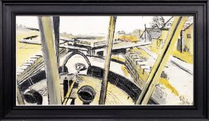 * FRED YATES (BRITISH 1922 - 2008), THE LOCK GATES