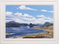 * FRANK COLCLOUGH (SCOTTISH 1941 - 2023), CUILLIN HILLS FROM ELGOL