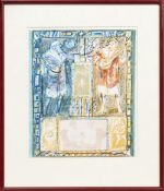 * SIR ROBIN PHILIPSON RA PRSA FRSA RSW RGI (SCOTTISH 1916 - 1992) CHRISTMAS CARD