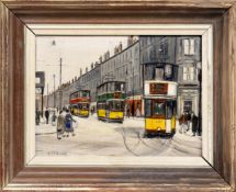 * BETTY STIRLING (SCOTTISH 1915 - 1985) GLASGOW CROSS, CHARING CROSS