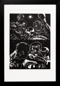 * PETER HOWSON OBE (SCOTTISH b. 1958), A HERO OF THE PEOPLE