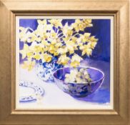 * ETHEL WALKER (SCOTTISH b. 1941), BLUE GLASS