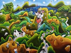 * SHANE JOHNSON (IRISH), SUMMER LANDSCAPE