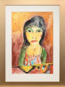 * JOHN BELLANY CBE RA HRSA (SCOTTISH 1942 - 2013), GIRL OF THE SILK MARKET