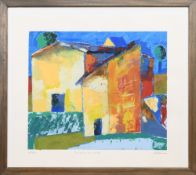 * NORMAN MATHIESON, TWO HOUSES IN SHADE
