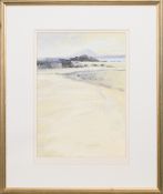 * TOM WATT (SCOTTISH b. 1951), ARTHUR'S SEAT FROM EAST LOTHIAN