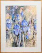 MARTIN SUDARS (AMERICAN 20TH CENTURY), BLUE IRISES