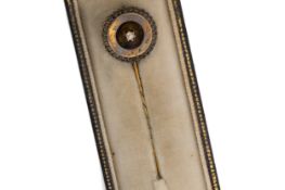 VICTORIAN DIAMOND STICK PIN, LATE 19TH CENTURY