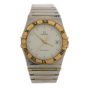 OMEGA CONSTELLATION, STAINLESS STEEL QUARTZ WRIST WATCH