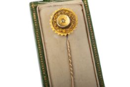 VICTORIAN STICK PIN, LATE 19TH CENTURY