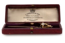 VICTORIAN STICK PIN, MID-LATE 19TH CENTURY