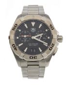 TAG HEUER, AQUARACER STAINLESS STEEL QUARTZ WRIST WATCH