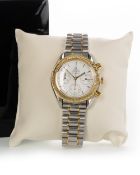 OMEGA SPEEDMASTER, STAINLESS STEEL AND GOLD AUTOMATIC WRIST WATCH