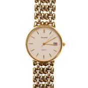 ACCURIST, NINE CARAT GOLD QUARTZ WRIST WATCH