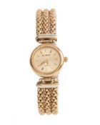 CA'DORO, NINE CARAT GOLD QUARTZ WRIST WATCH