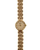 ROTARY, NINE CARAT GOLD QUARTZ WRIST WATCH
