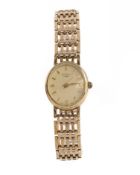ROTARY, NINE CARAT GOLD QUARTZ WRIST WATCH