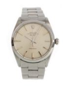 ROLEX AIR KING, STAINLESS STEEL AUTOMATIC WRIST WATCH