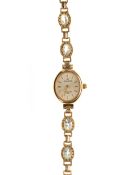 SOVEREIGN, NINE CARAT GOLD QUARTZ WRIST WATCH