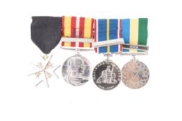 GROUP OF MEDALS,
