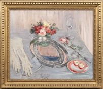 WILLIAM SOMMERVILLE SHANKS RSA RSW (1864 - 1951), THE EMPTY GLASS