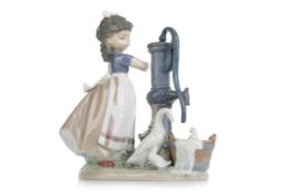 LLADRO 'SUMMER ON THE FARM' FIGURE, NO, 5285