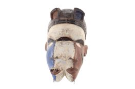 THREE AFRICAN TRIBAL FACE MASKS, LATE 20TH CENTURY