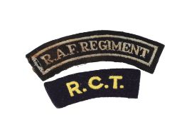 SELECTION OF MILITARY BADGES,