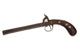 BELGIAN PERCUSSION PISTOL, 19th CENTURY