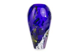 CAITHNESS GLASS VASE, 'HAUNTED' PATTERN, CIRCA 1998