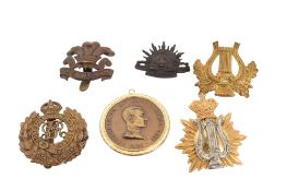 KING GEORGE VI COMMEMORATIVE MEDAL, AND OTHER MILITARY ITEMS