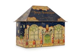 'THE HOUSE OF KNOWLEDGE', BISCUIT TIN, WILLIAM CRAWFORD AND SON LTD